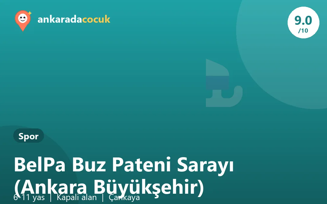 BelPa Buz Pateni Sarayı (Ankara Büyükşehir)